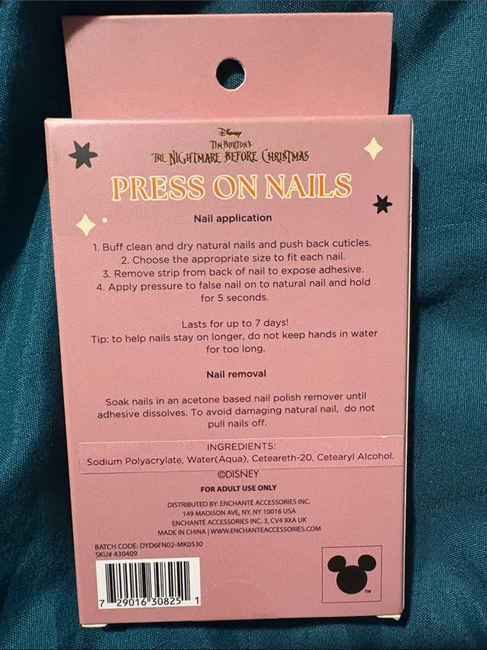 Disney’s Nightmare Before Christmas - Press On Nails (12 Count)